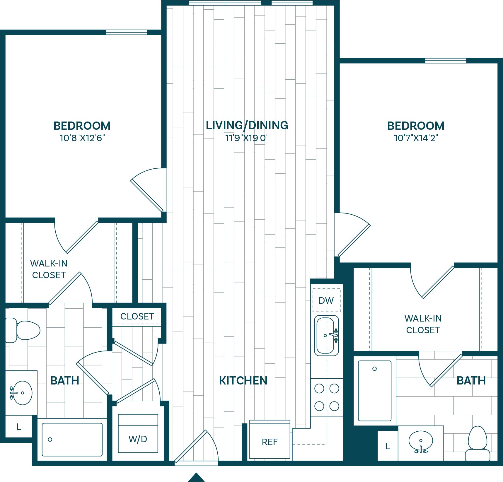 Floor Plan Image of Apartment Apt 428